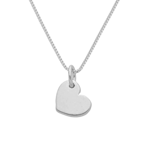 Colar Feminino Pingente de Coração em Prata 925